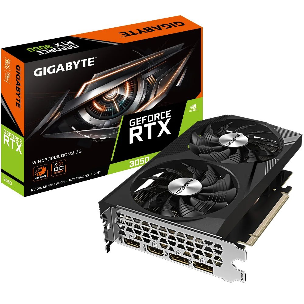 Gigabyte GeForce RTX 3050 WINDFORCE OC V2 - Scheda video