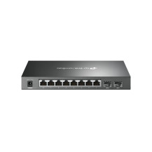 TP-LINK TL-SG2210P - Switch - gestito - 8 x 10/100/1000 + 2 x SFP - Desktop - PoE (53 W)