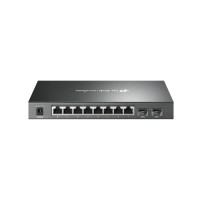 TP-LINK TL-SG2210P - Switch - gestito - 8 x 10/100/1000 + 2 x SFP - Desktop - PoE (53 W)