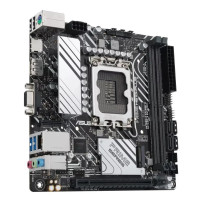 ASUS PRIME H610I-PLUS-CSM - Scheda madre - Mini-ITX - Sockel LGA1700 - Chipset H610 - USB 3.2 Gen 1 - LAN Gigabit - Grafica inte