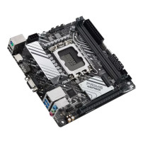 ASUS PRIME H610I-PLUS-CSM - Scheda madre - Mini-ITX - Sockel LGA1700 - Chipset H610 - USB 3.2 Gen 1 - LAN Gigabit - Grafica inte