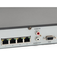 LevelOne NVR-0504 - NVR - 4 canali - con supporto di rete