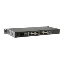 LevelOne FGP-2601W150 - Switch - 24 x 10/100 (PoE+)