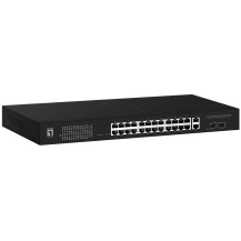 LevelOne GEP-2841, Gestito, L2, Gigabit Ethernet (10/100/1000), Power over Ethernet (PoE), Montaggio in rack, 1U