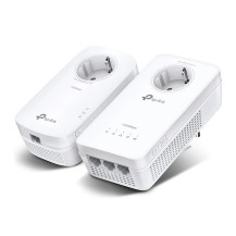 TP-LINK TL-WPA1300P KIT V4 - Wi-Fi Kit - Kit di adattatori Powerline con switch a 3 porte - 1GbE, IEEE 1901, HomePlug AV (HPAV)