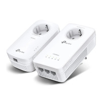 TP-LINK TL-WPA1300P KIT V4 - Wi-Fi Kit - Kit di adattatori Powerline con switch a 3 porte - 1GbE, IEEE 1901, HomePlug AV (HPAV)
