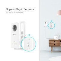 TP-LINK TL-WPA1300P KIT V4 - Wi-Fi Kit - Kit di adattatori Powerline con switch a 3 porte - 1GbE, IEEE 1901, HomePlug AV (HPAV)