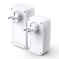TP-LINK TL-WPA1300P KIT V4 - Wi-Fi Kit - Kit di adattatori Powerline con switch a 3 porte - 1GbE, IEEE 1901, HomePlug AV (HPAV)