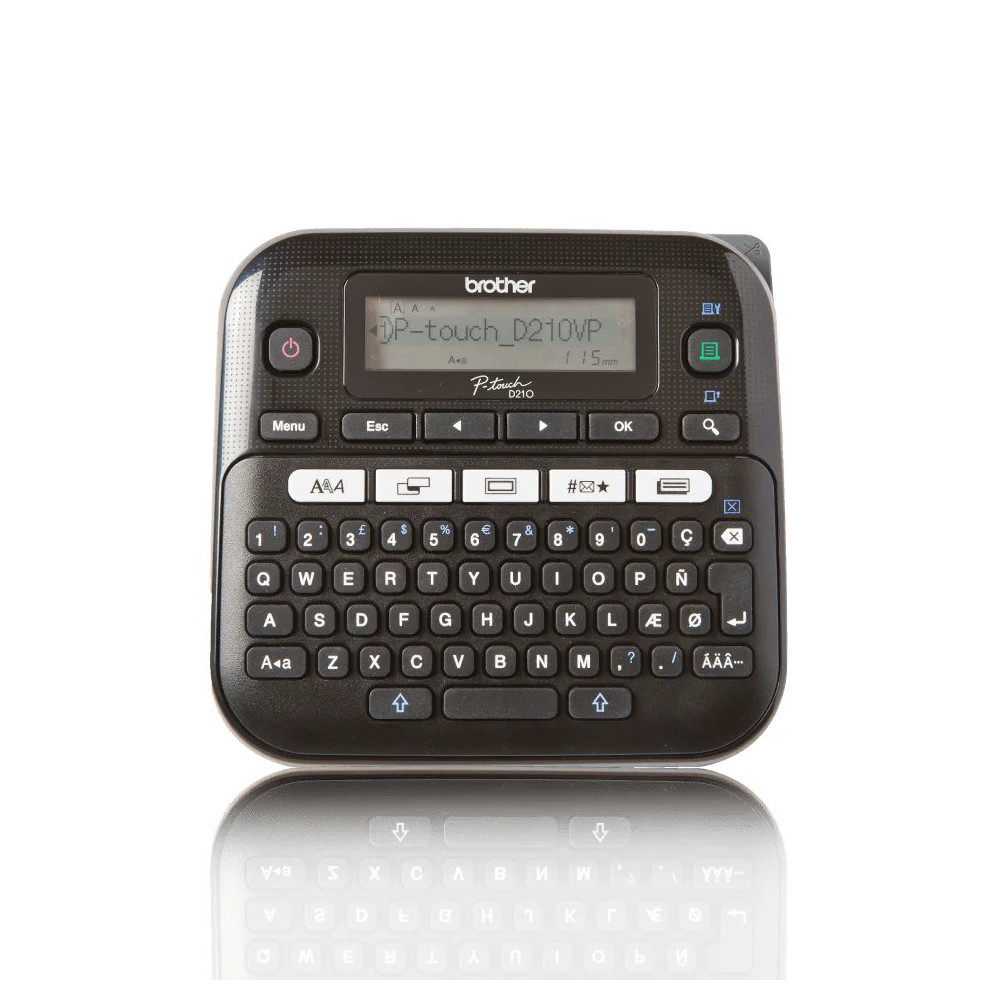 Brother P-Touch PT-D210VP - Dispositivo di etichettatura - n/c (probabilmente si riferisce a "nero e bianco" o "software") - Ter