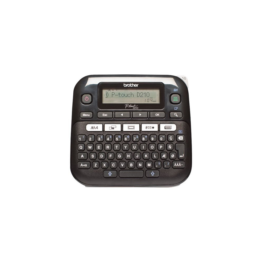 Brother P-Touch PT-D210 - Dispositivo di etichettatura - n/c (probabilmente si riferisce a "nero e bianco" o "software") - Termo