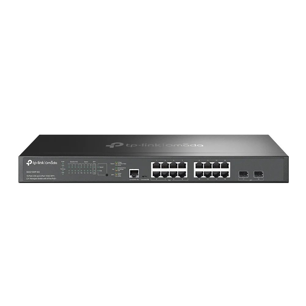 TP-LINK Omada SG3218XP-M2 V1.6 - Switch - L2+ - gestito - 8 x 2,5GBase-T + 8 x 100/1000/2,5G (PoE+)