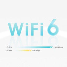 TP-LINK AX3000 Sistema Mesh WiFi 6 per tutta la casa, Pacchetto da 3 unit├á, Bianco, Interno, CE: