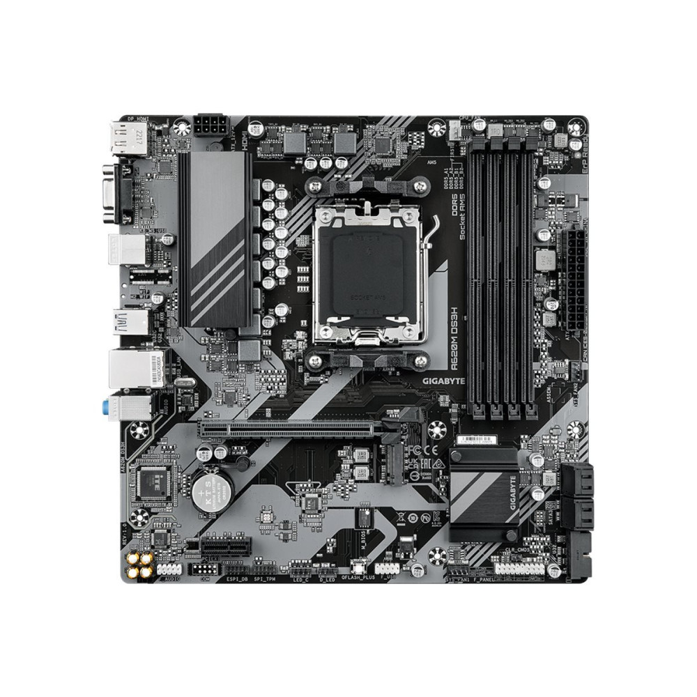 Gigabyte A620M DS3H - 1.0 - Scheda madre - micro ATX - Socket AM5 - Chipset AMD A620 - USB 3.2 Gen 1, USB-C 3.2 Gen 1 - LAN Giga