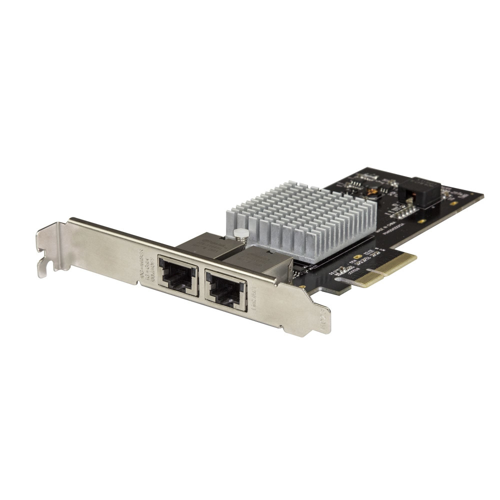 StarTech.com scheda di rete a doppio porto 10G PCIe - Intel-X550AT 10GBASE-T &amp; NBASE-T scheda di rete PCI Express a 10/5/2.5