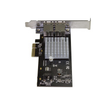 StarTech.com scheda di rete a doppio porto 10G PCIe - Intel-X550AT 10GBASE-T &amp; NBASE-T scheda di rete PCI Express a 10/5/2.5