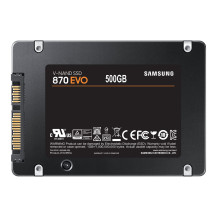 Samsung 870 EVO MZ-77E500B - SSD - crittografato - 500 GB - interno - 2,5" (6,4 cm)