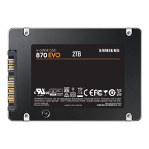 Samsung 870 EVO MZ-77E2T0B - SSD - crittografato - 2 TB - interno - 2,5" (6,4 cm)