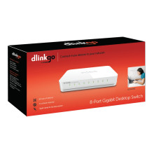 D-Link GO-SW-8G - Switch - senza gestione - 8 x 10/100/1000
