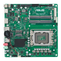 ASUS Pro H610T-CSM - Scheda madre - Mini-ITX - Sockel LGA1700 - Chipset H610 - USB 3.2 Gen 2, USB 3.2 Gen 1 - LAN Gigabit - Graf