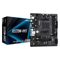 ASRock A520M-HVS - Scheda madre - micro ATX - Socket AM4 - Scheda Madre AMD A520 - USB 3.2 Gen 1 - LAN Gigabit - Grafica integra