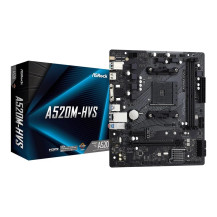 ASRock A520M-HVS - Scheda madre - micro ATX - Socket AM4 - Scheda Madre AMD A520 - USB 3.2 Gen 1 - LAN Gigabit - Grafica integra