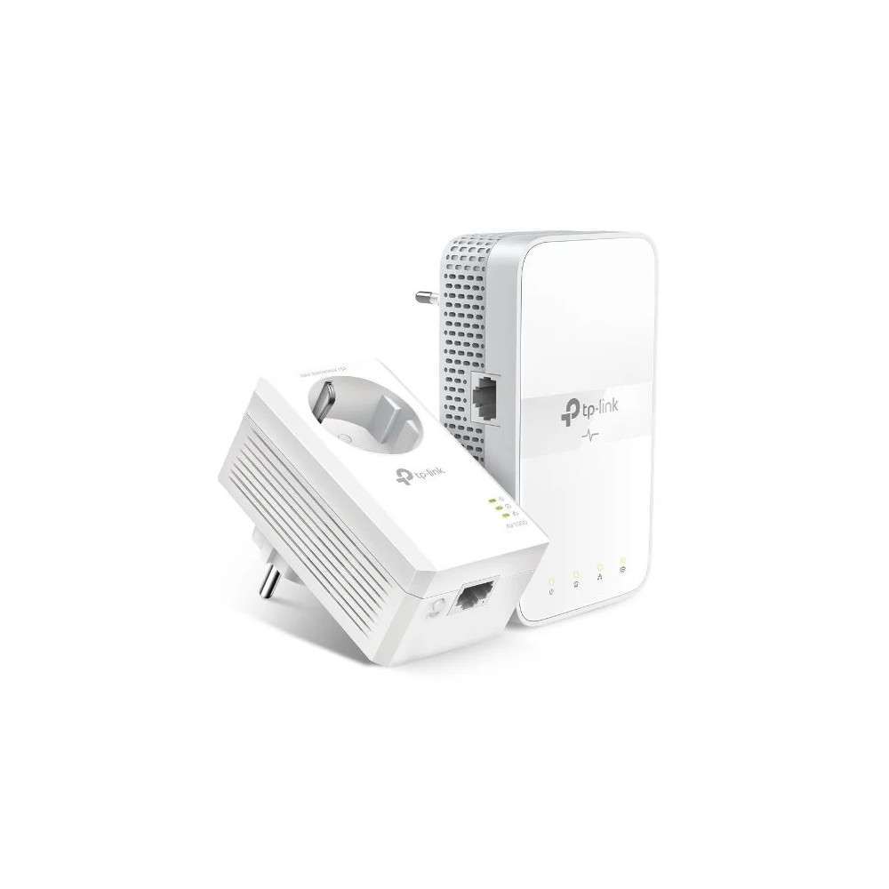 TP-LINK AC1200 AV1000 Gigabit WLAN Powerline Adapter Kit con presa elettrica, 1000 Mbit/s, IEEE 1901, IEEE 802.3, IEEE 802.3ab, 