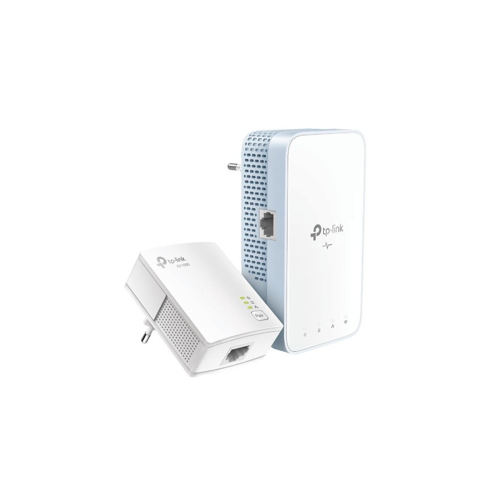 TP-LINK AC750 AV1000 Gigabit WLAN Powerline Adapter Kit, 1000 Mbit/s, IEEE 1901, IEEE 802.3, IEEE 802.3ab, IEEE 802.3u, Tipo E/F