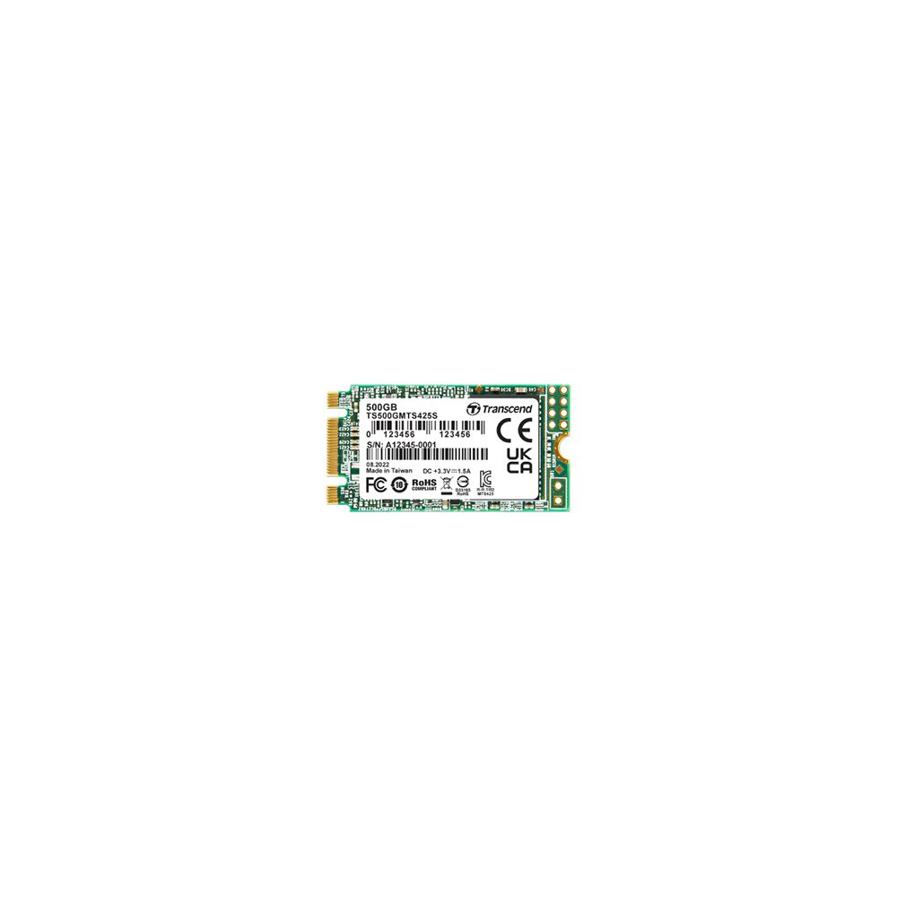 Transcend MTS425S - SSD - 500 GB - interno - M.2