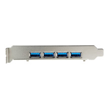 StarTech.com Startech 4-Port USB PCIe Adapter - Carta di estensione PCI Express USB 3.1/3.2 Gen 2 Tipo-A a 10 Gbit/s con 2 contr