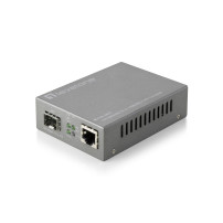 LevelOne Web Smart Series FVS-3800 - Convertitore di media - LAN 100Mb - 10Base-T, 100Base-TX, 100Base-X - RJ-45 / SFP (mini-GBI
