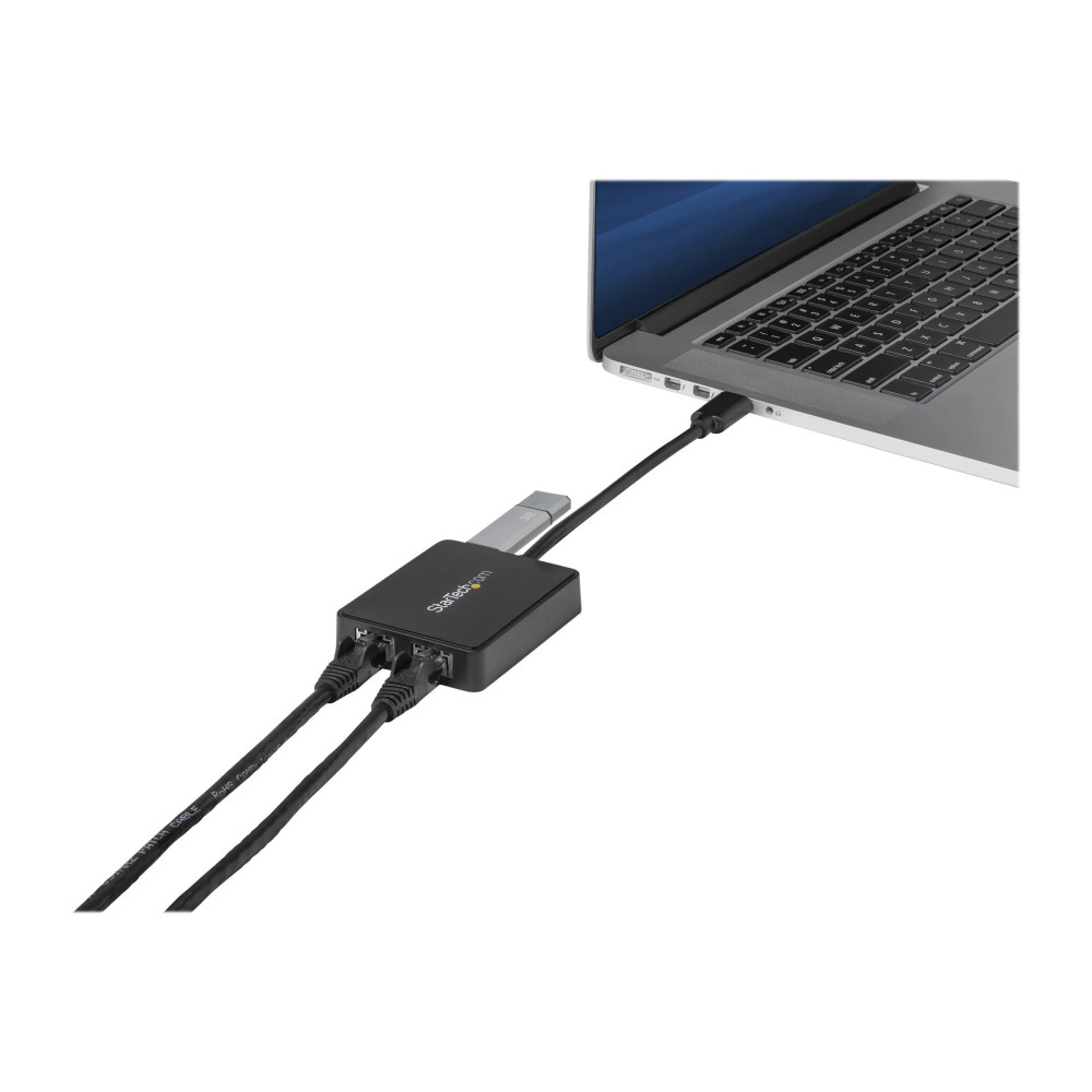 StarTech.com Adattatore USB 3.0 SuperSpeed a doppia porta Gigabit