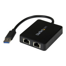 StarTech.com Adattatore USB 3.0 SuperSpeed a doppia porta Gigabit