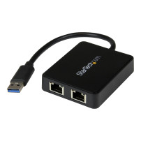 StarTech.com Adattatore USB 3.0 SuperSpeed a doppia porta Gigabit