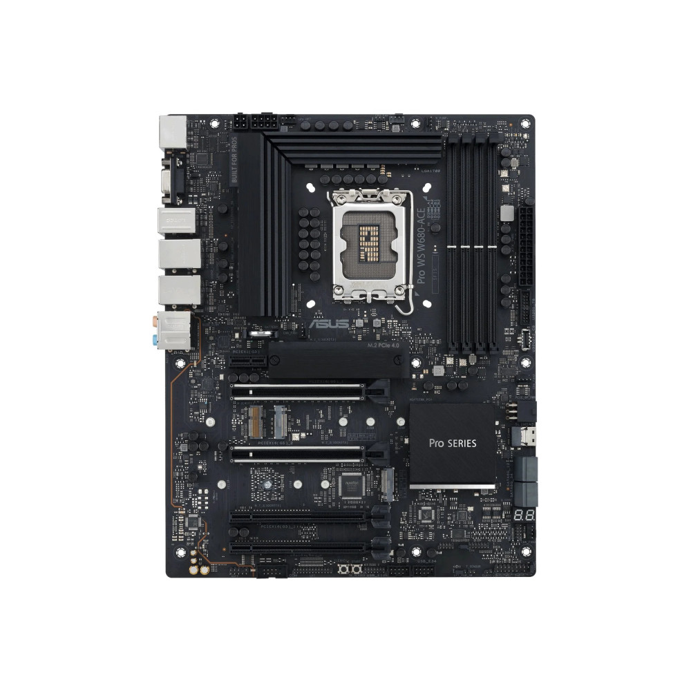ASUS Pro WS W680-ACE - Scheda madre - ATX - Sockel LGA1700 - Chipset W680 - USB-C 3.2 Gen2, USB 3.2 Gen1, USB-C 3.2 Gen2x2, USB 