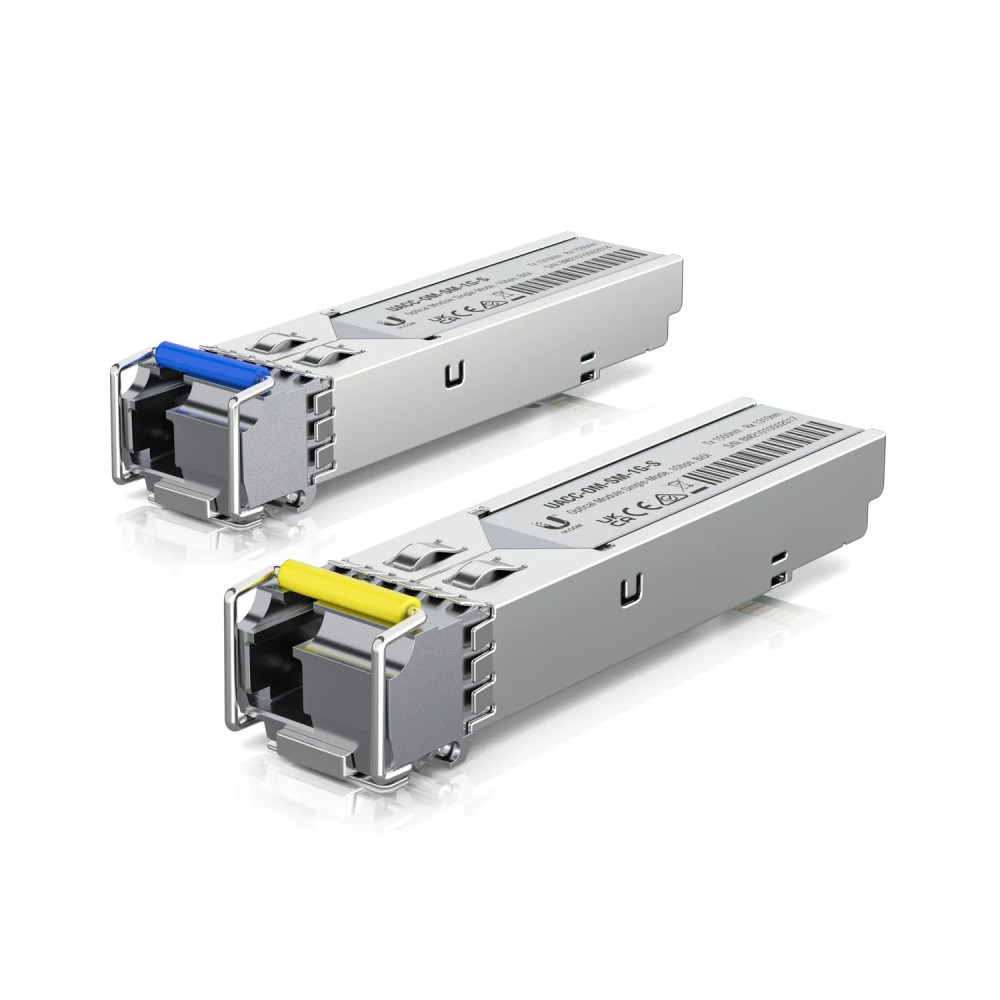 Modulo trasmettitore Ubiquiti SFP (Mini-GBIC) - GbE - 1000Base-BiDi - LC Single-Modus - fino a 3 km - 1310 nm / 1550 nm (confezi