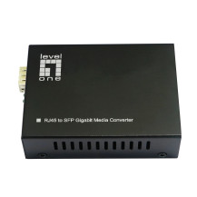 LevelOne RJ45 a SFP-Gigabit-Medienkonverter, 802.3bt 60W PoE PSE, 1000 Mbit/s, IEEE 802.3, IEEE 802.3ab, IEEE 802.3af, IEEE 802.