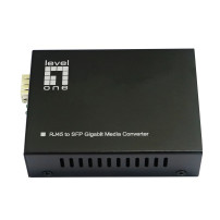LevelOne RJ45 a SFP-Gigabit-Medienkonverter, 802.3bt 60W PoE PSE, 1000 Mbit/s, IEEE 802.3, IEEE 802.3ab, IEEE 802.3af, IEEE 802.