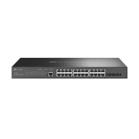 TP-LINK Omada SG3428XMP, gestito, L2+, Ethernet Gigabit (10/100/1000), Alimentazione Ethernet (PoE), Montaggio in rack, 1U