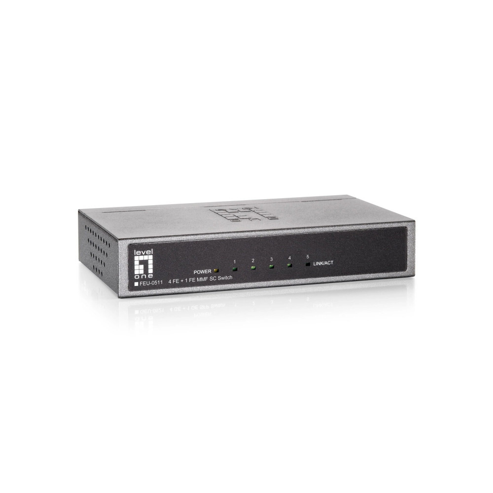 LevelOne FEU-0511 - Switch - senza gestione - 4 x