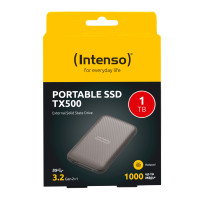 Intenso TX500 - SSD - 1 TB - esterno (trasportabile) - USB 3.2 Gen 2x1 (connettore USB-C)