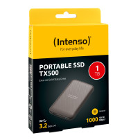Intenso TX500 - SSD - 1 TB - esterno (trasportabile) - USB 3.2 Gen 2x1 (connettore USB-C)