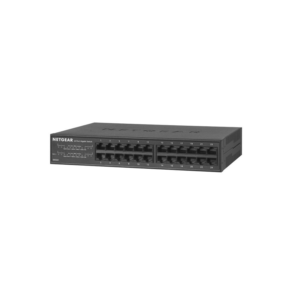 Netgear GS324v2 - Switch - senza gestione - 24 x 10/100/1000