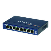 Netgear GS108 - Switch - 8 x 10/100/1000 - Desktop