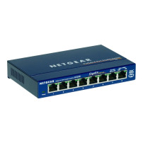 Netgear GS108 - Switch - 8 x 10/100/1000 - Desktop