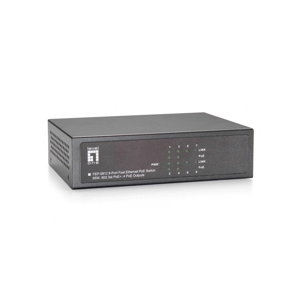 LevelOne FEP-0812 - Switch - senza gestione - 8 x