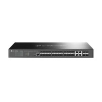 TP-LINK Omada TL-SG3428XF V1.6 - Switch - L2+ - gestito - 20 x Gigabit SFP + 4 x Combo Gigabit SFP/RJ-45 + 4 x 10 Gigabit SFP+ (