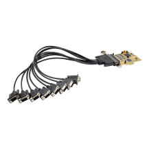StarTech.com Startech Scheda PCI Express a 8 Porte - Carta di espansione PCIe RS232 - 16C1050 UART - Windows &amp; Linux (PEX8S1