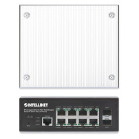 Intellinet Switch - industriali - L2+ - gestito - 8 x 10/100/1000 (PoE+)