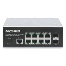 Intellinet Switch - industriali - L2+ - gestito - 8 x 10/100/1000 (PoE+)