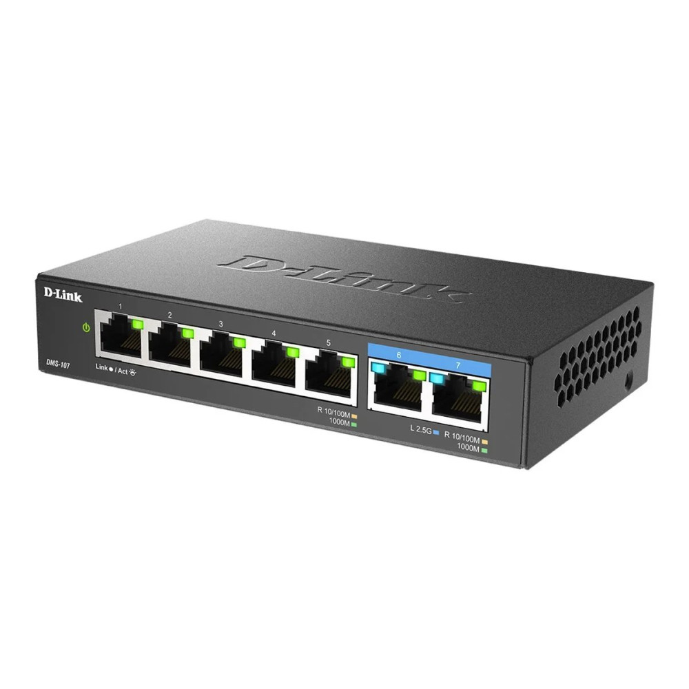 D-Link DMS-107 - Switch - senza gestione - 5 x 10/100/1000
